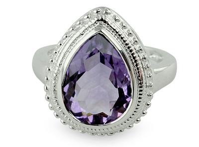 Amethyst Ring, 'Princess Tear'