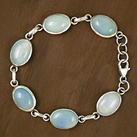 Blue Chalcedony bracelets