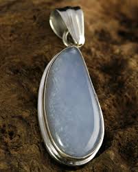 Blue Chalcedony pendant