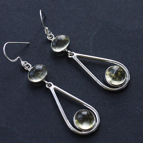 Citrine 925 Sterling Silver Earring Jewelry