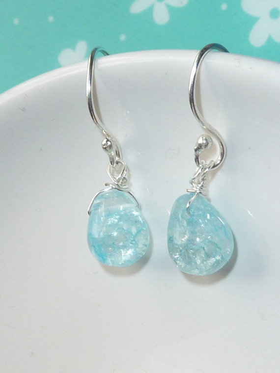 Clear Quartz Drop, Earrings, Bridal Earrings, Bridesmaids Jewelry, Crystal Earrings, Gemstone Earrings, Wedding Jewelry, Bridal Jewelry