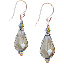 Crystal Silver earrings