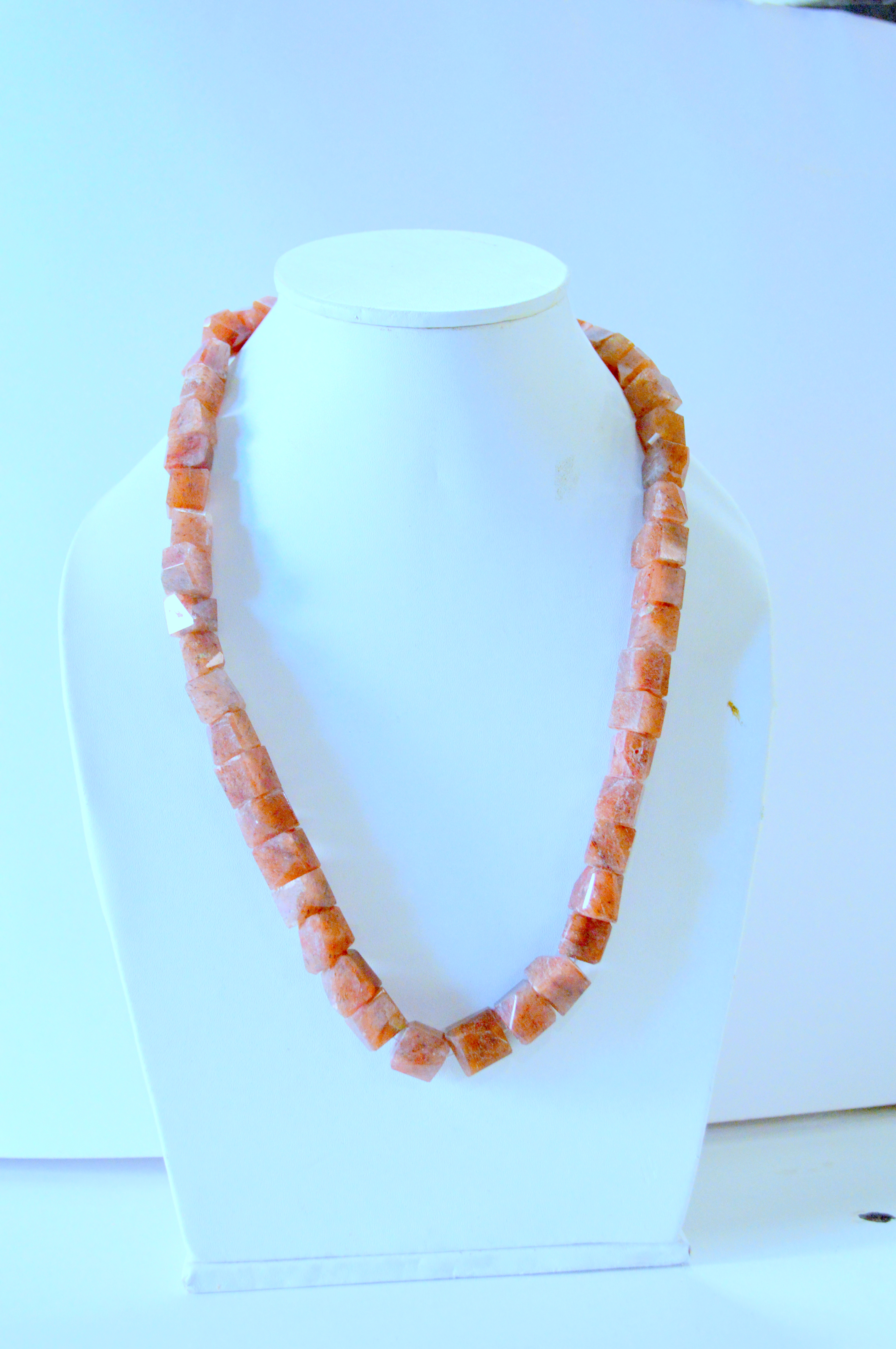 Red Onex Moonstone Necklace