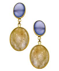 Golden Rutile earrings