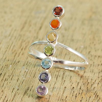 Multi-Gemstone Cocktail Ring