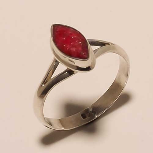 Sterling Silver Ruby Ring