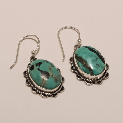 Sterling Silver Turquoise Earring 6.5