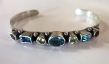 925 sterling silver gemstone handmade bangle