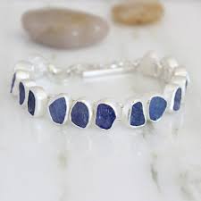 925 sterling silver gemstone handmade bangle