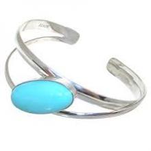 925 sterling silver gemstone handmade bangle