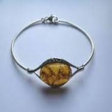 925 sterling silver gemstone handmade bangle