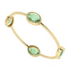 925 sterling silver gemstone handmade bangle