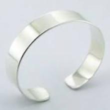 925 sterling silver gemstone handmade bangle