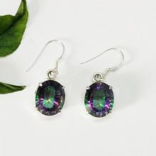 Amazing MIDNIGHT MYSTIC TOPAZ Gemstone Earrings - Birthstone Earrings - Fashion Earrings - Handmade Earrings - Dangle Earrings