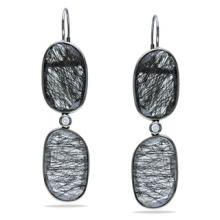 Black Rutile earrings