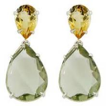 Citrine Silver earrings