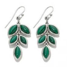 Malachite earrings