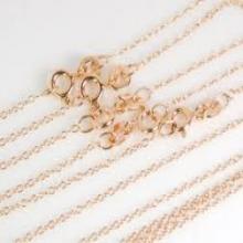 Rose Gold Plated Silver Necklace