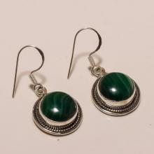 Sterling Silver Melakite Earring