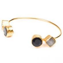 frour stone adjustable bangle