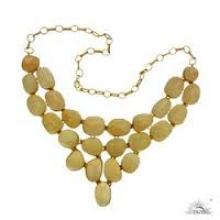 gold plated silver jewellery necklace