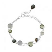 925 sterling silver gemstone handmade bangle