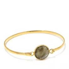 925 sterling silver gemstone handmade bangle