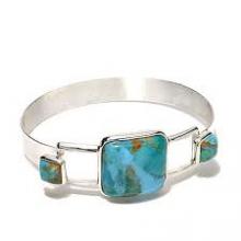 925 sterling silver gemstone handmade bangle