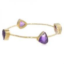 925 sterling silver gemstone handmade bangle