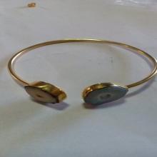 solar quartz adjustable bangle