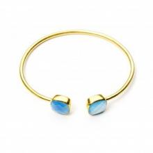 two stone adjustable type bangle